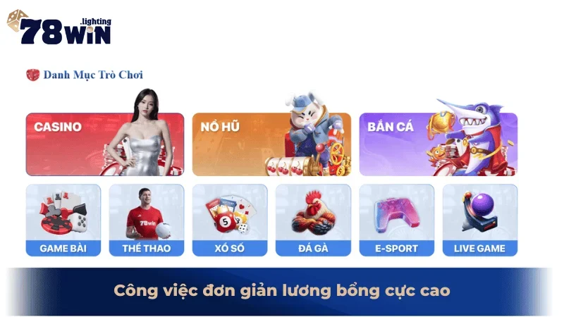 Công việc đơn giản lương bổng cực cao